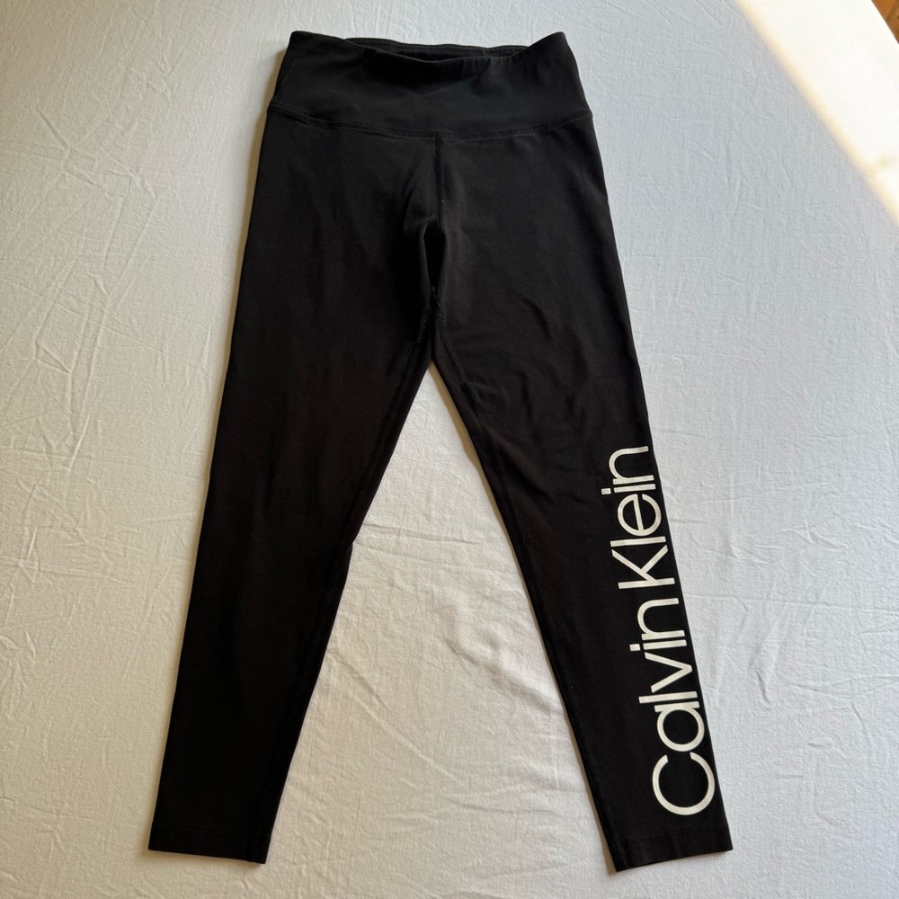 Calvin Klein Black High-Waisted Leggings